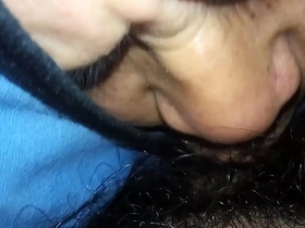 A group engages in oral sex