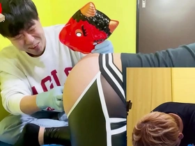 Soybean anal play with Asian pornstar and massage