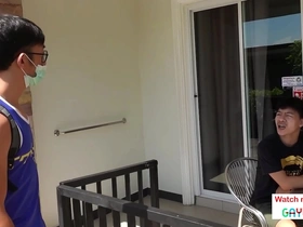A steamy encounter with a hunk at the resort: GayViet twist