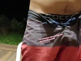 A night of wild adventure with a security guard on the premises